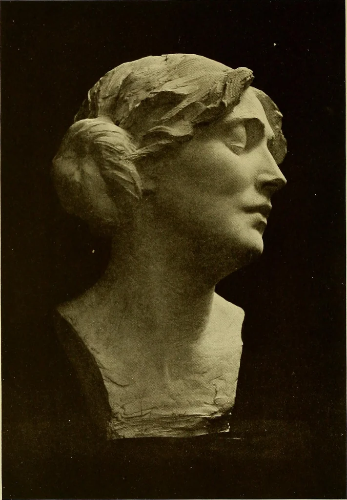 An illustration from The work of Emil Fuchs; illustrating some of his representative paintings, sculpture, medals and studies. Issued on the occasion of an exhibition of his works under the auspices of Messrs. Cartier, February 7th to March 5th,1921. New York city, 1921, leaf 41