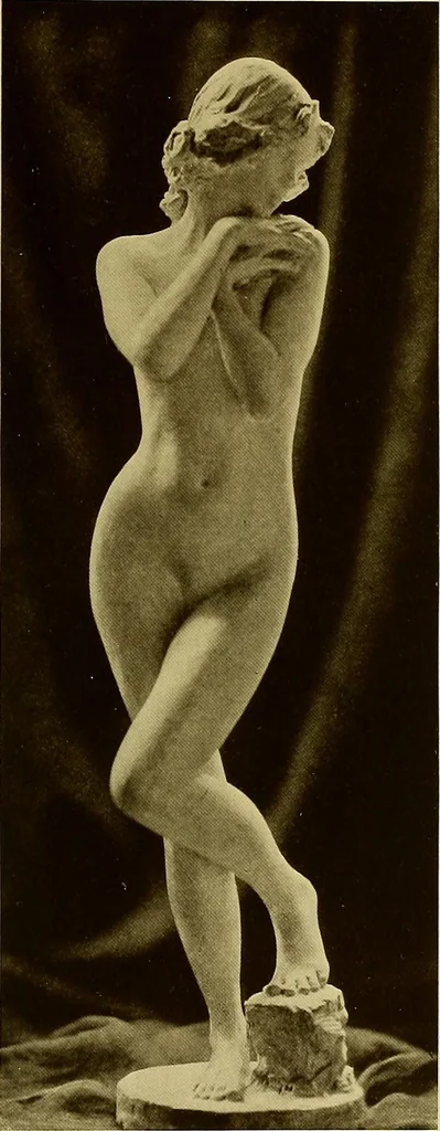 An illustration from The work of Emil Fuchs; illustrating some of his representative paintings, sculpture, medals and studies. Issued on the occasion of an exhibition of his works under the auspices of Messrs. Cartier, February 7th to March 5th,1921. New York city, 1921, leaf 44