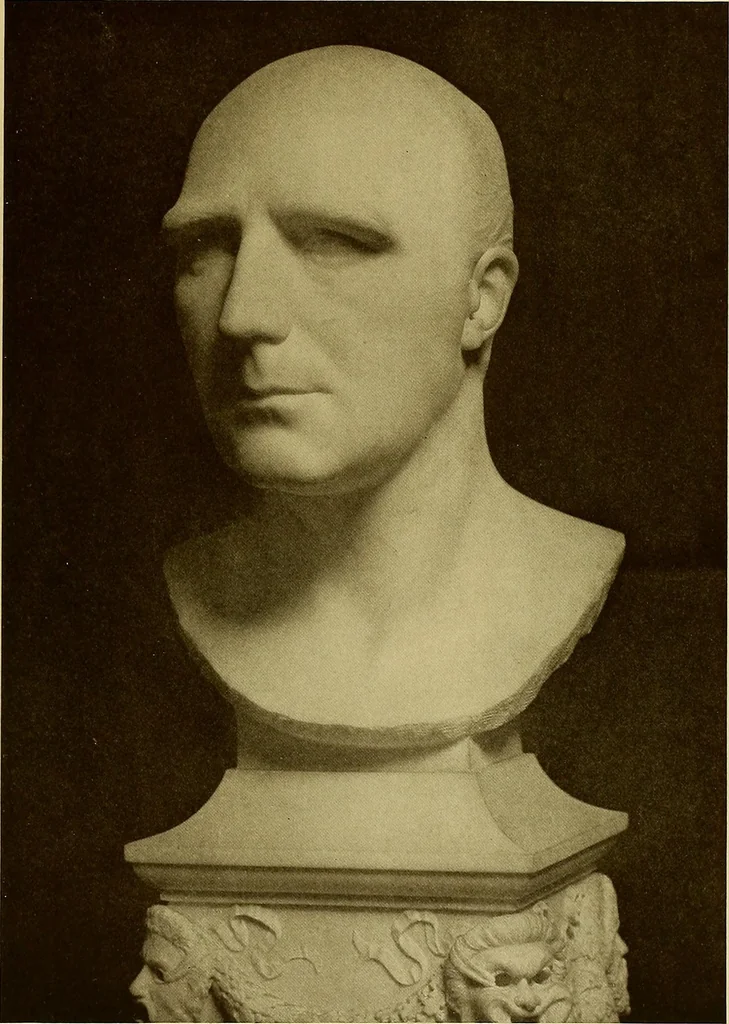 An illustration from The work of Emil Fuchs; illustrating some of his representative paintings, sculpture, medals and studies. Issued on the occasion of an exhibition of his works under the auspices of Messrs. Cartier, February 7th to March 5th,1921. New York city, 1921, leaf 48
