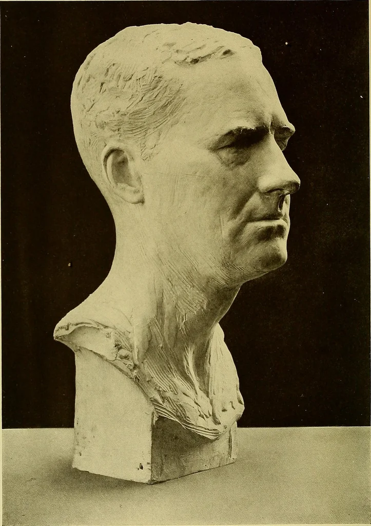 An illustration from The work of Emil Fuchs; illustrating some of his representative paintings, sculpture, medals and studies. Issued on the occasion of an exhibition of his works under the auspices of Messrs. Cartier, February 7th to March 5th,1921. New York city, 1921, leaf 57