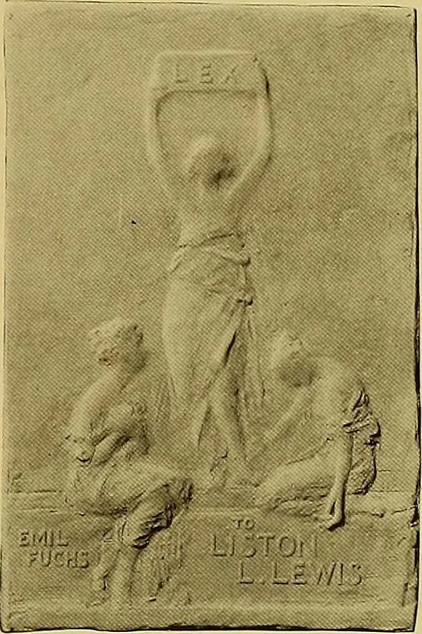 An illustration from The work of Emil Fuchs; illustrating some of his representative paintings, sculpture, medals and studies. Issued on the occasion of an exhibition of his works under the auspices of Messrs. Cartier, February 7th to March 5th,1921. New York city, 1921, leaf 58