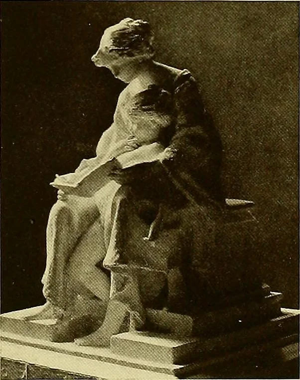 An illustration from The work of Emil Fuchs; illustrating some of his representative paintings, sculpture, medals and studies. Issued on the occasion of an exhibition of his works under the auspices of Messrs. Cartier, February 7th to March 5th,1921. New York city, 1921, leaf 59