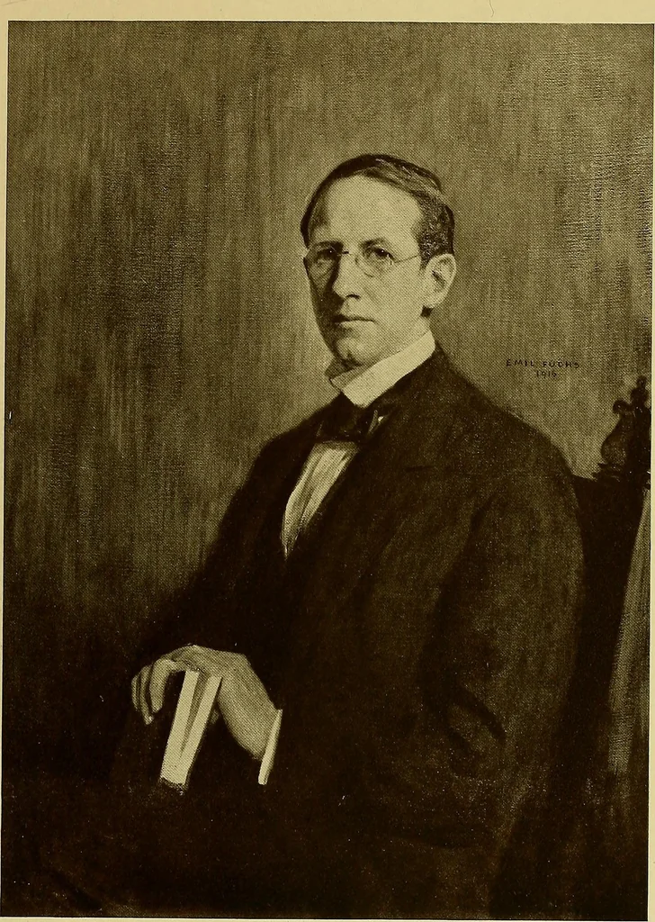 An illustration from The work of Emil Fuchs; illustrating some of his representative paintings, sculpture, medals and studies. Issued on the occasion of an exhibition of his works under the auspices of Messrs. Cartier, February 7th to March 5th,1921. New York city, 1921, leaf 72