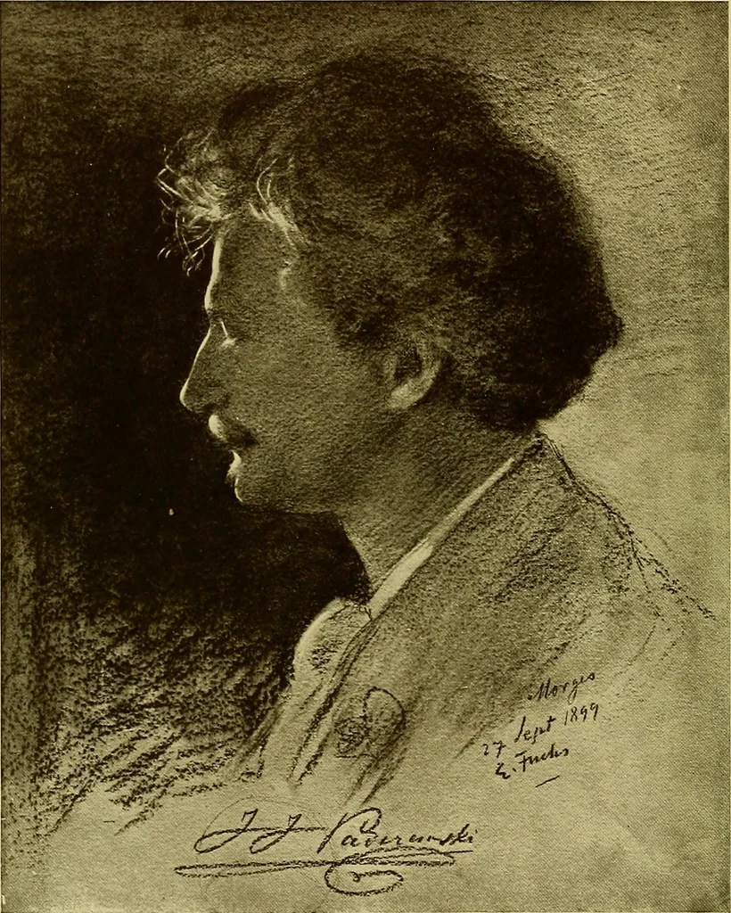 An illustration from The work of Emil Fuchs; illustrating some of his representative paintings, sculpture, medals and studies. Issued on the occasion of an exhibition of his works under the auspices of Messrs. Cartier, February 7th to March 5th,1921. New York city, 1921, leaf 81