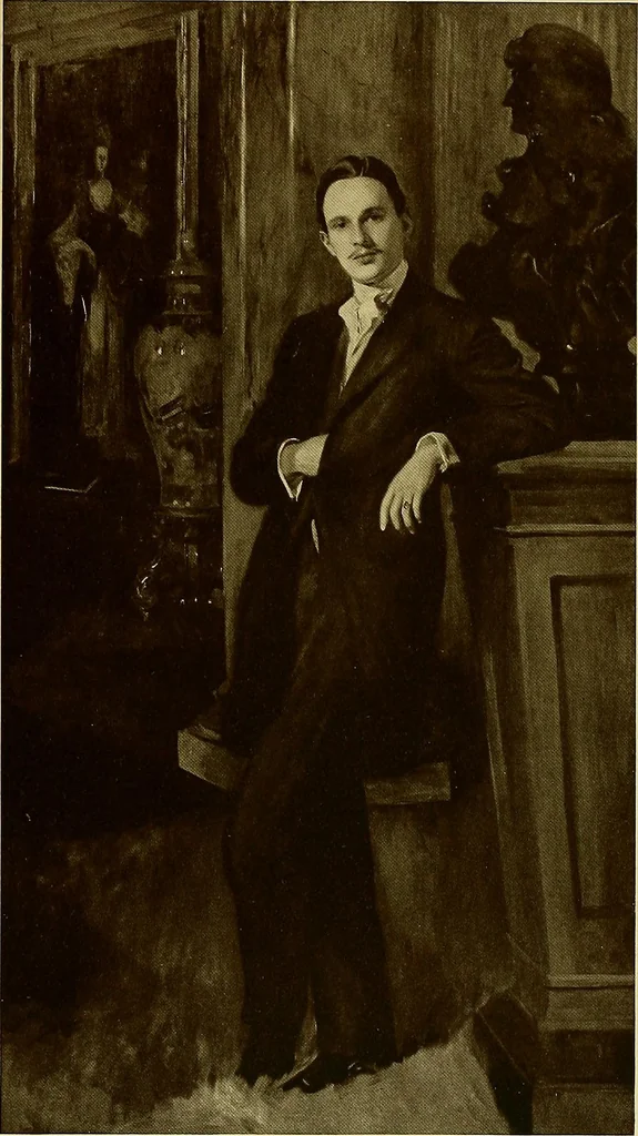 An illustration from The work of Emil Fuchs; illustrating some of his representative paintings, sculpture, medals and studies. Issued on the occasion of an exhibition of his works under the auspices of Messrs. Cartier, February 7th to March 5th,1921. New York city, 1921, leaf 84