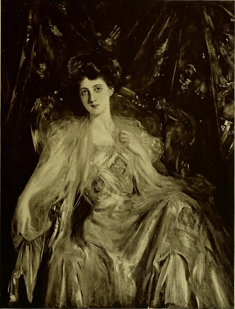 An illustration from The work of Emil Fuchs; illustrating some of his representative paintings, sculpture, medals and studies. Issued on the occasion of an exhibition of his works under the auspices of Messrs. Cartier, February 7th to March 5th,1921. New York city, 1921, leaf 94