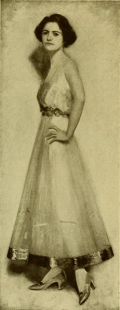 An illustration from The work of Emil Fuchs; illustrating some of his representative paintings, sculpture, medals and studies. Issued on the occasion of an exhibition of his works under the auspices of Messrs. Cartier, February 7th to March 5th,1921. New York city, 1921, leaf 95