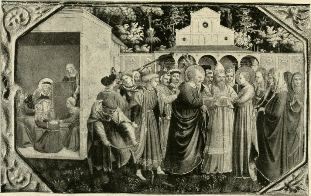An illustration from The work of Fra Angelico da Fiesole reproduced in three hundred and twenty-seven illustrations, 1913, leaf 100
