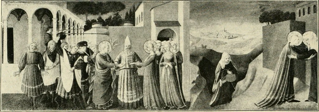 An illustration from The work of Fra Angelico da Fiesole reproduced in three hundred and twenty-seven illustrations, 1913, leaf 107