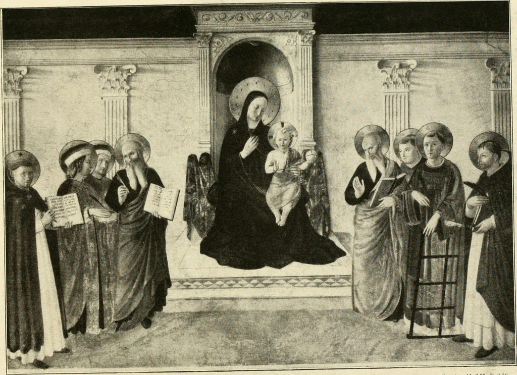 An illustration from The work of Fra Angelico da Fiesole reproduced in three hundred and twenty-seven illustrations, 1913, leaf 143