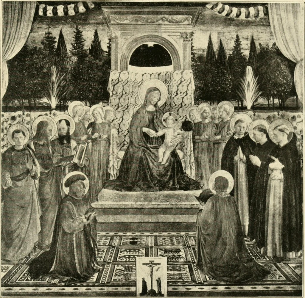 An illustration from The work of Fra Angelico da Fiesole reproduced in three hundred and twenty-seven illustrations, 1913, leaf 166