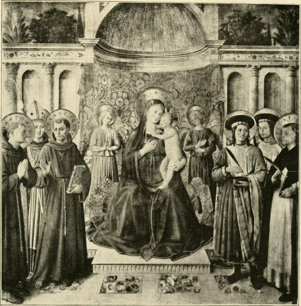 An illustration from The work of Fra Angelico da Fiesole reproduced in three hundred and twenty-seven illustrations, 1913, leaf 196