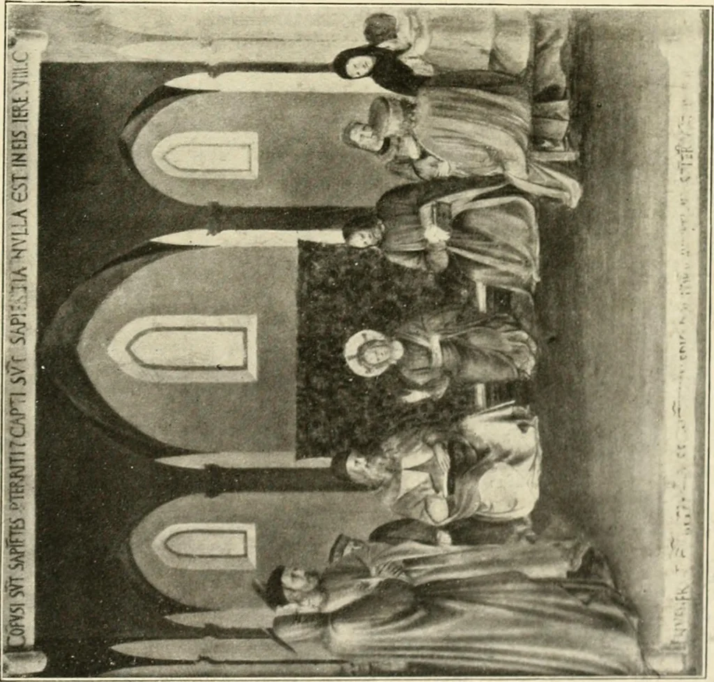 An illustration from The work of Fra Angelico da Fiesole reproduced in three hundred and twenty-seven illustrations, 1913, leaf 208