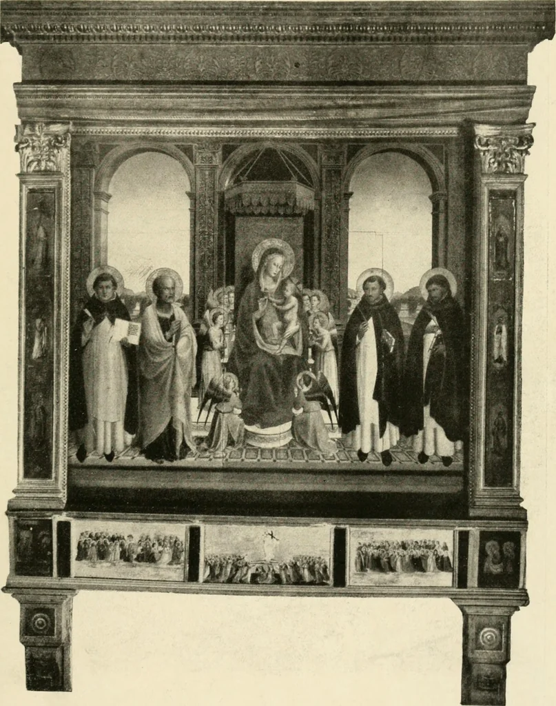 An illustration from The work of Fra Angelico da Fiesole reproduced in three hundred and twenty-seven illustrations, 1913, leaf 36