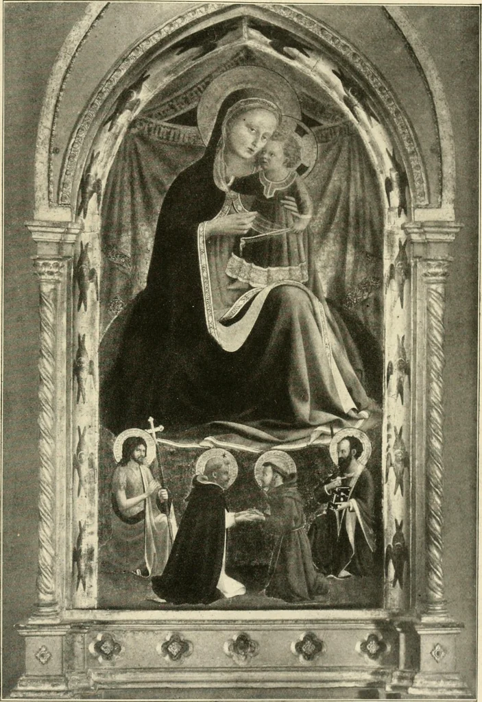 An illustration from The work of Fra Angelico da Fiesole reproduced in three hundred and twenty-seven illustrations, 1913, leaf 52