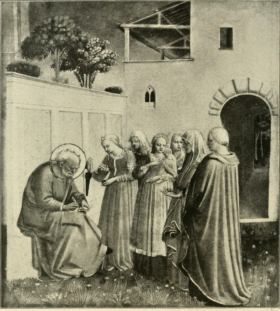 An illustration from The work of Fra Angelico da Fiesole reproduced in three hundred and twenty-seven illustrations, 1913, leaf 55