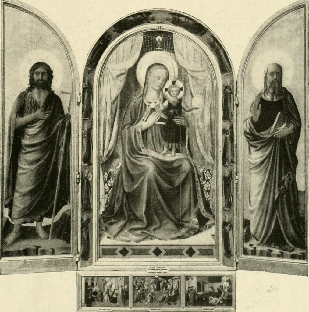 An illustration from The work of Fra Angelico da Fiesole reproduced in three hundred and twenty-seven illustrations, 1913, leaf 68