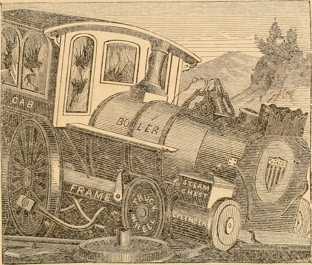 An illustration from Work and play annual of home amusements and social sports : containing directions for various in-door and out-door games, parlor tricks, acting charades, &c. ..., 1872, leaf 40
