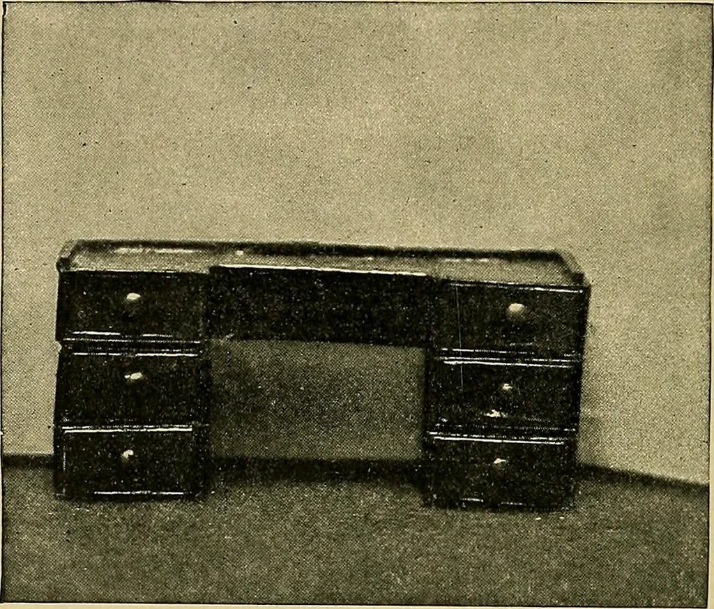 An illustration from Work and play for little girls, 1912, leaf 69