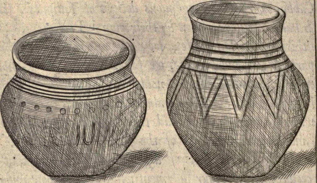 An illustration from The works of the learned Sr Thomas Brown, Kt., Doctor of Physick, late of Norwich. Containing I. Enquiries into vulgar and common errors. II. Religio medici: With annotations and observations upon it. III. Hydriotaphia; or, Vrn-Burial: Together with The garden of Cyrus. IV. Certain miscellany tracts. With alphabetical tables, 1686, leaf 475