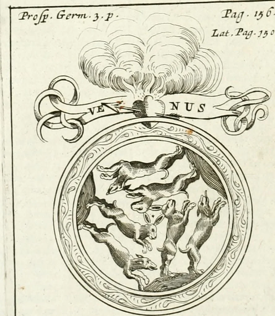 An illustration from The works of the highly experienced and famous chymist, John Rudolph Glauber : containing, great variety of choice secrets in medicine and alchymy in the working of metallick mines, and the separation of metals : also, various cheap and easie ways of making salt-petre, and improving of barren-land, and the fruits of the earth : together with many other things very profitable for all the lovers of art and industry, 1689, leaf 367