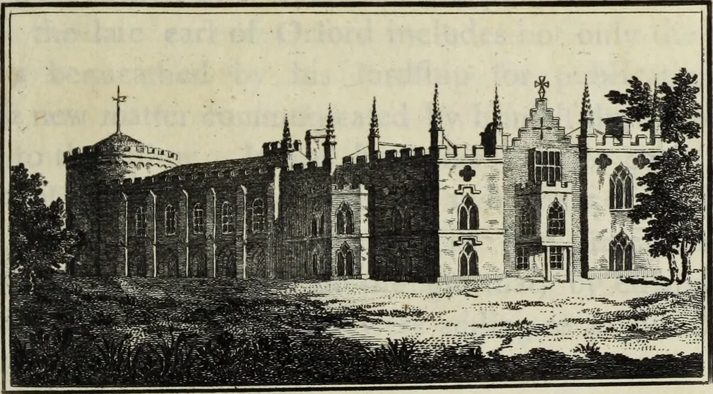 An illustration from The works of Horatio Walpole, earl of Orford, 1798, leaf 10