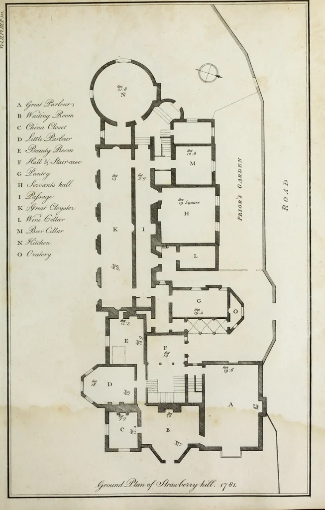 An illustration from The works of Horatio Walpole, earl of Orford, 1798, leaf 640