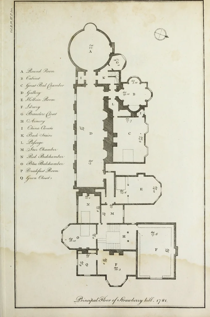 An illustration from The works of Horatio Walpole, earl of Orford, 1798, leaf 642
