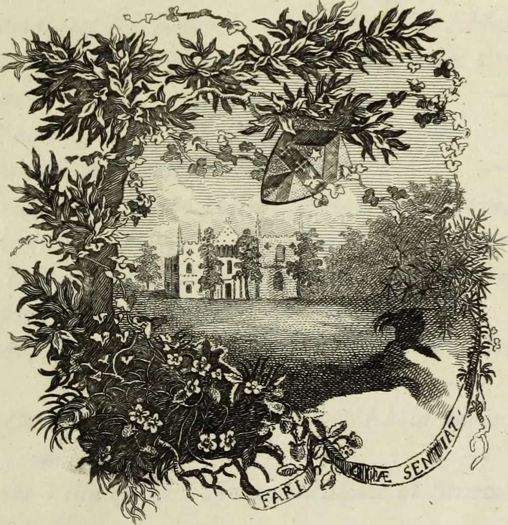 An illustration from The works of Horatio Walpole, earl of Orford, 1798, leaf 8