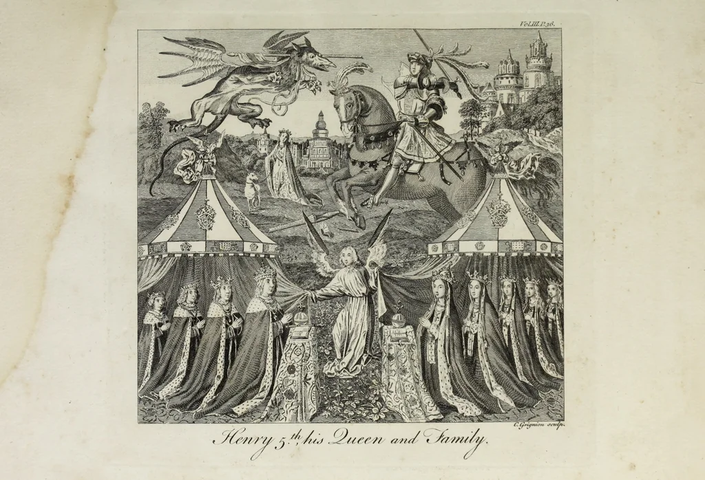 An illustration from The works of Horatio Walpole, earl of Orford, 1798, leaf 52