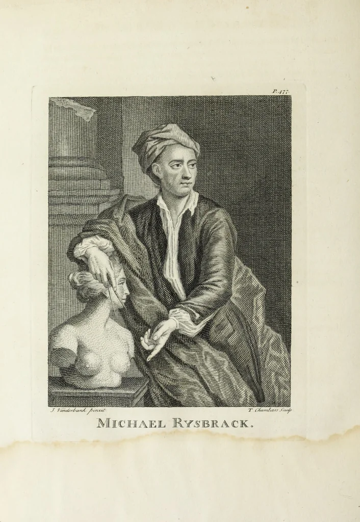 An illustration from The works of Horatio Walpole, earl of Orford, 1798, leaf 685