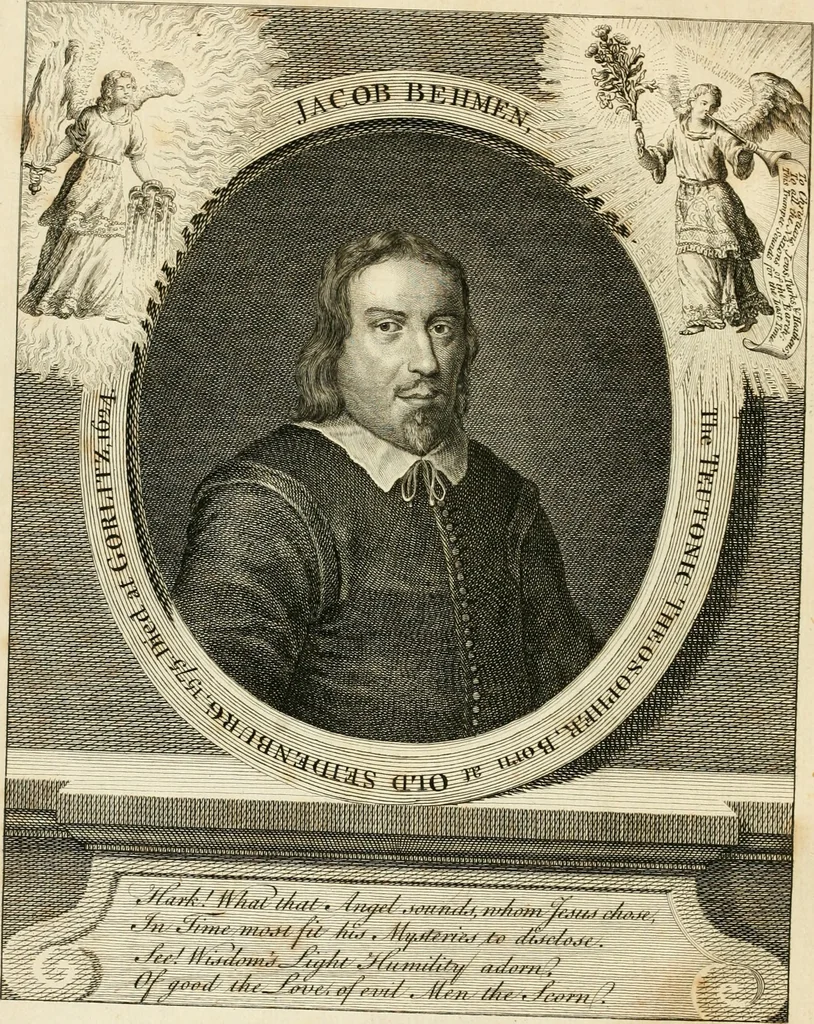 An illustration from The works of Jacob Behmen, the Teutonic theosopher : to which is prefixed, the life of the author, 1764, leaf 5