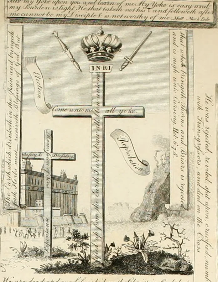 An illustration from The works of Jacob Behmen, the Teutonic theosopher : to which is prefixed, the life of the author, 1764, leaf 613