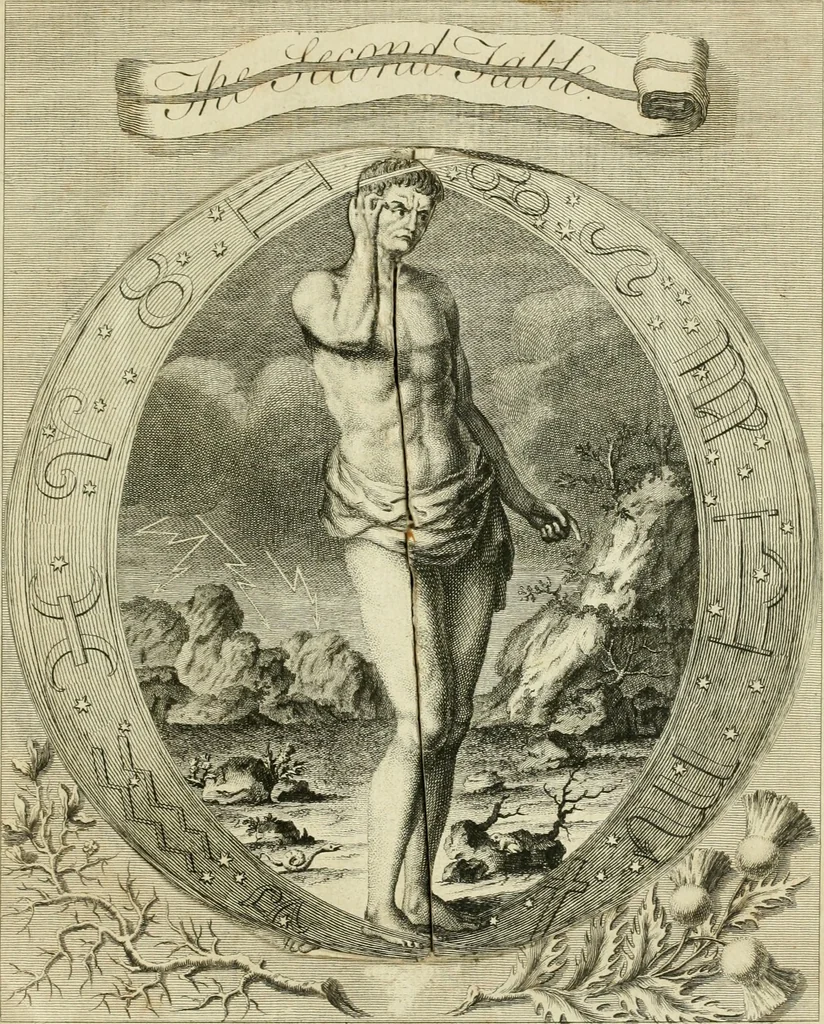 An illustration from The works of Jacob Behmen, the Teutonic theosopher : to which is prefixed, the life of the author, 1764, leaf 636