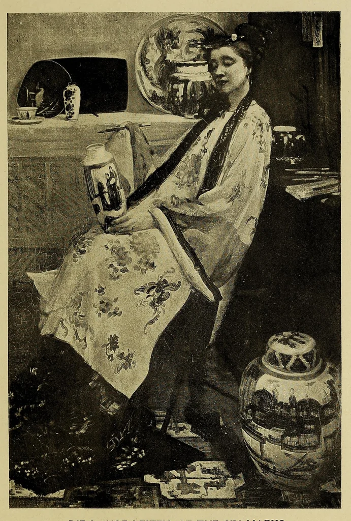 An illustration from The works of James McNeill Whistler : a study, 1907, leaf 99