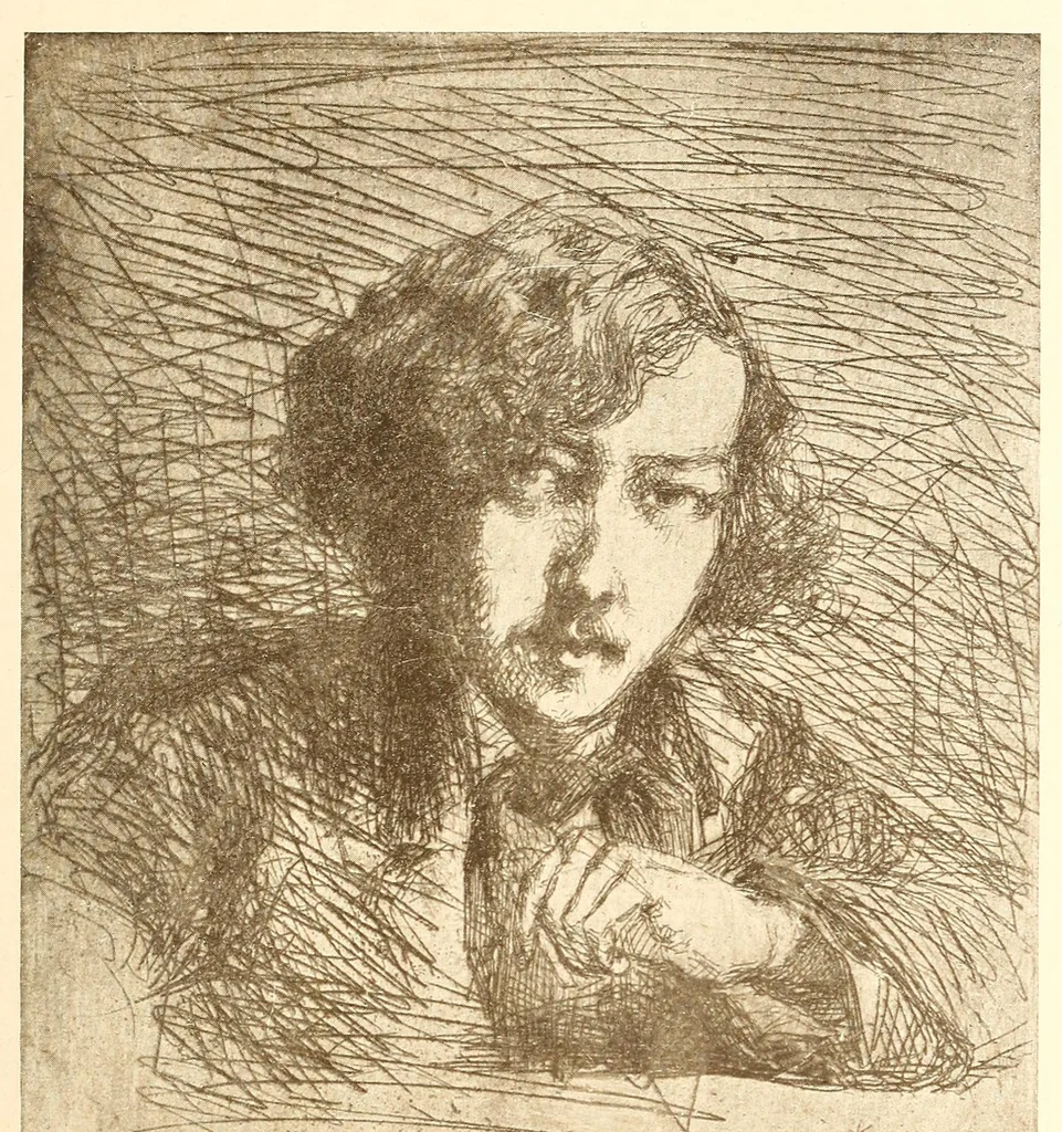 An illustration from The works of James McNeill Whistler, 1913, leaf 179