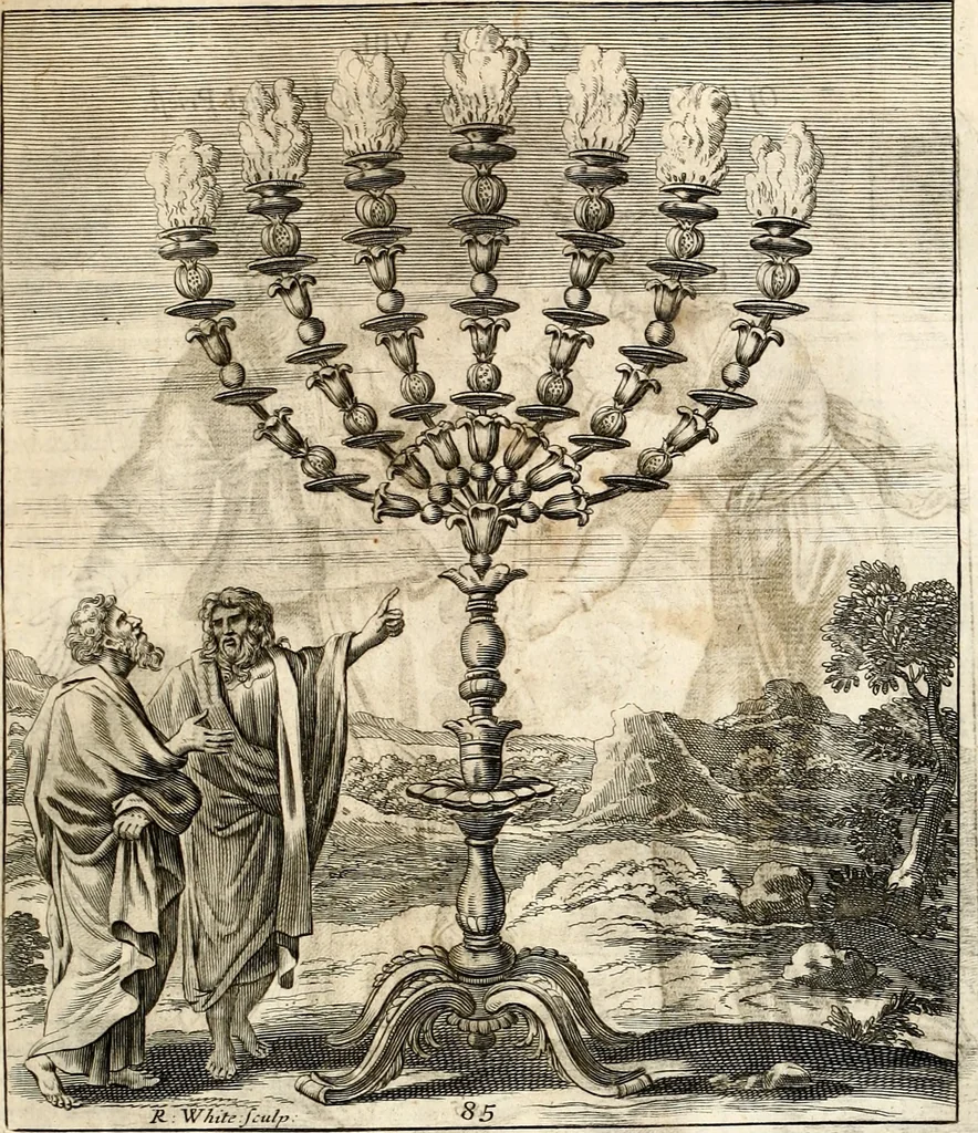 An illustration from The works of Josephus, 1683, leaf 104