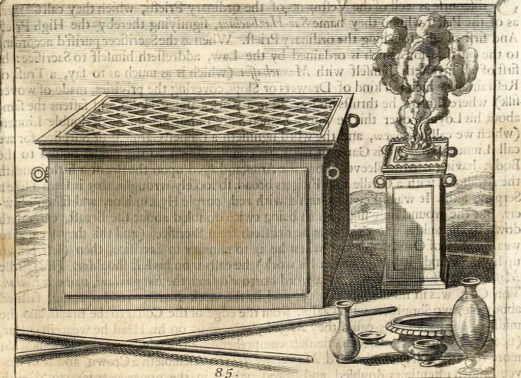 An illustration from The works of Josephus, 1683, leaf 104