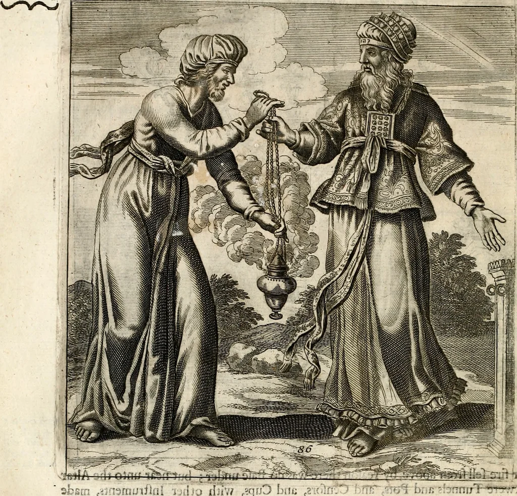 An illustration from The works of Josephus, 1683, leaf 105