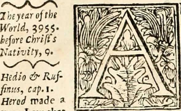 An illustration from The works of Josephus, 1683, leaf 441