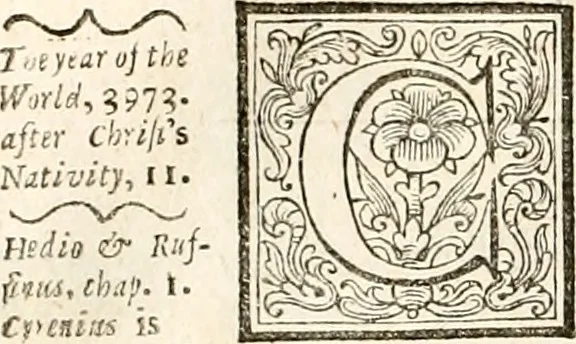 An illustration from The works of Josephus, 1683, leaf 495