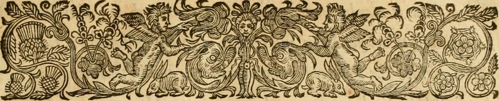 An illustration from The works of Mr. Richard Hooker, (that Learned and Judicious Divine) : in eight books of ecclesiastical polity .., 1666, leaf 14