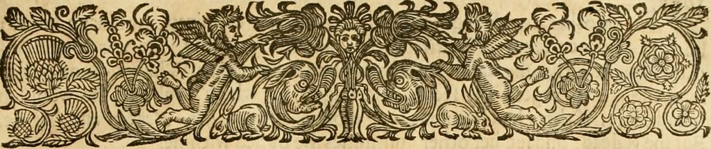 An illustration from The works of Mr. Richard Hooker, (that Learned and Judicious Divine) : in eight books of ecclesiastical polity .., 1666, leaf 44