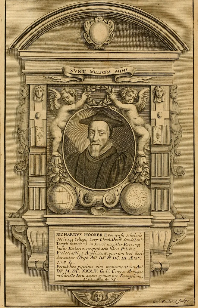 An illustration from The works of Mr. Richard Hooker, (that Learned and Judicious Divine) : in eight books of ecclesiastical polity .., 1666, leaf 5