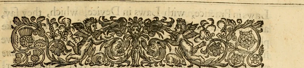 An illustration from The works of Mr. Richard Hooker, (that Learned and Judicious Divine) : in eight books of ecclesiastical polity .., 1666, leaf 54