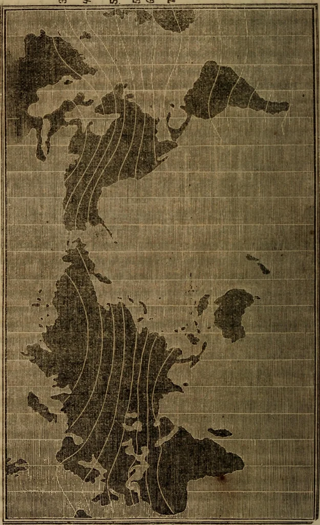 An illustration from The world:, 1848, leaf 157