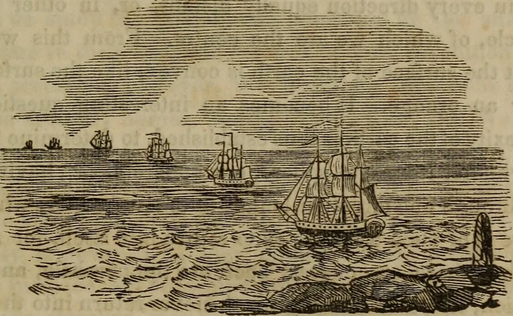 An illustration from The world:, 1848, leaf 18