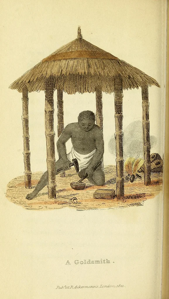 An illustration from The world in miniature;, 1821, leaf 184