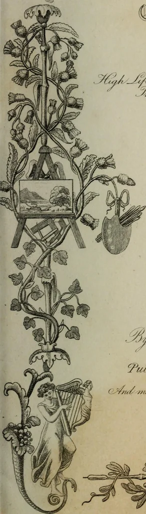 An illustration from The World of fashion and continental feuilletons, 1824, leaf 10