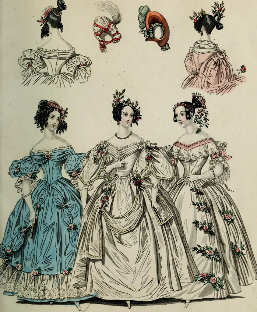 An illustration from The World of fashion and continental feuilletons, 1824, leaf 100